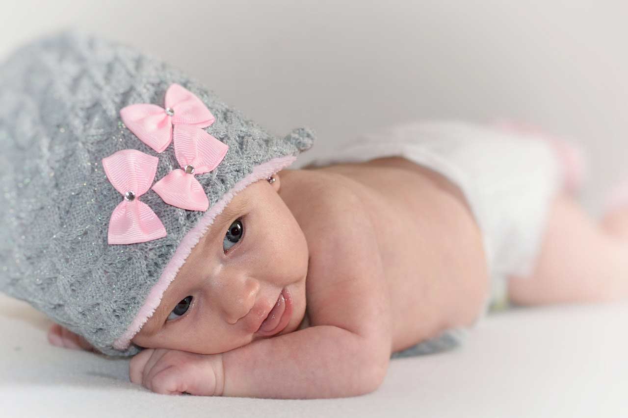 Newborn baby fotografering